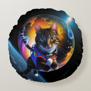 Space Traveller Cat Cushion