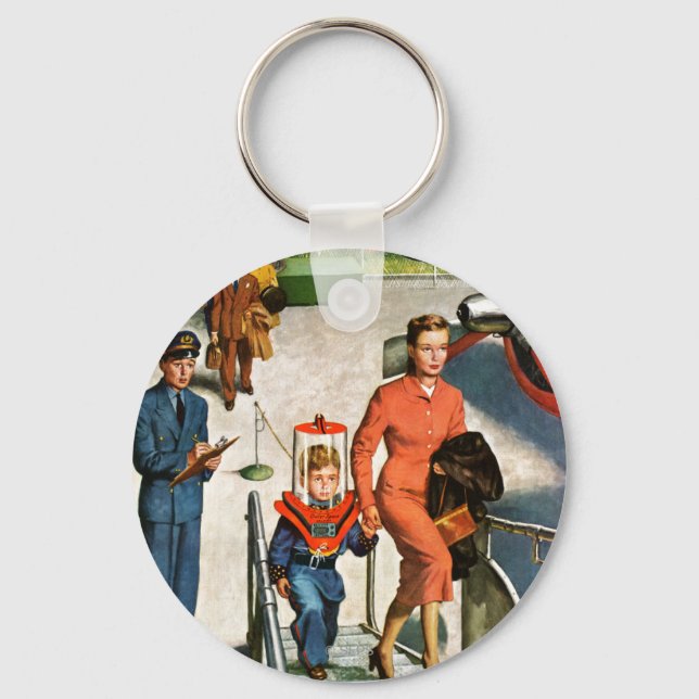 Space Traveller Key Ring (Front)