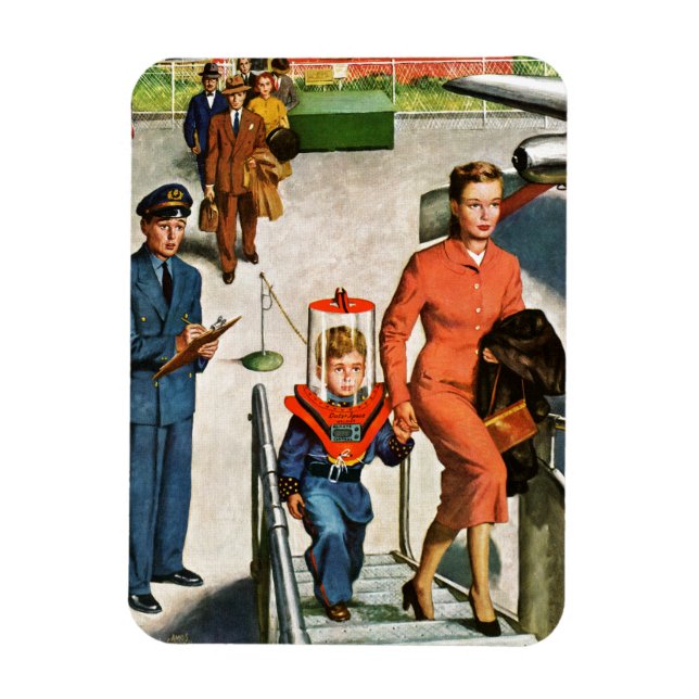 Space Traveller Magnet (Vertical)