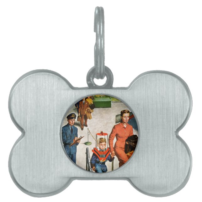 Space Traveller Pet Tag (Front)