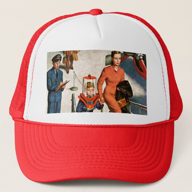 Space Traveller Trucker Hat (Front)