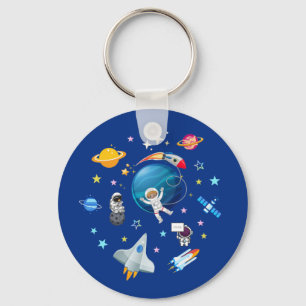 Space Trip Key Ring