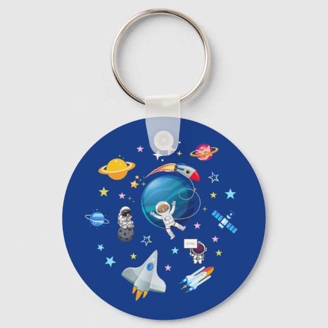 Space Trip Key Ring (Front)