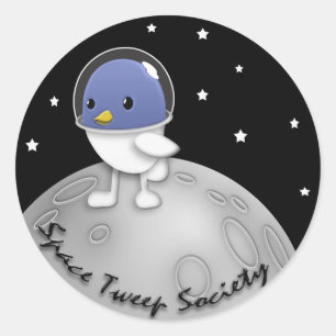Space Tweep Society Logo Sticker
