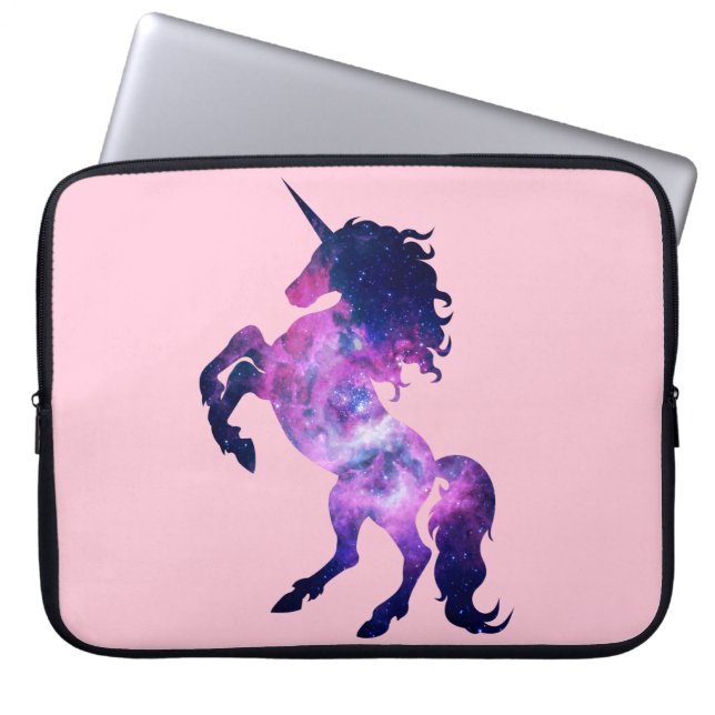 Space unicorn laptop sleeve (Front)