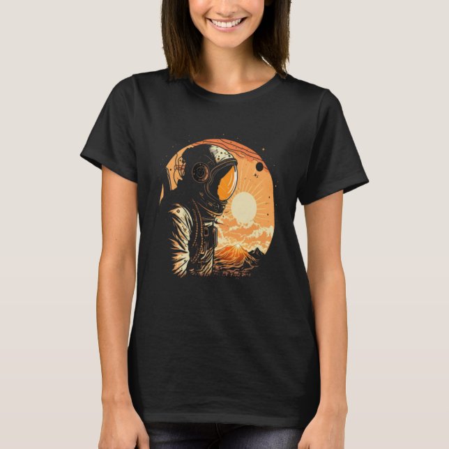 Space Unicorn Nebula Galaxy Astronomy Astronomer S T-Shirt (Front)