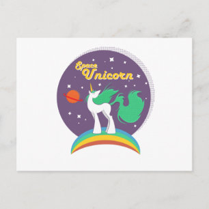 Space Unicorn Postcard