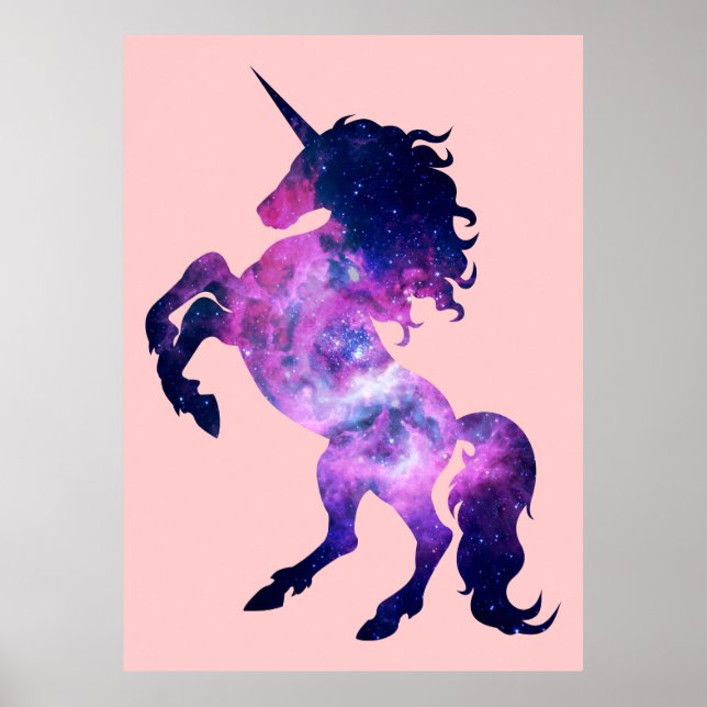 Space unicorn poster (Front)