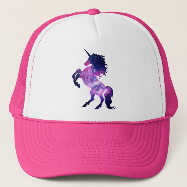 Space unicorn trucker hat (Front)