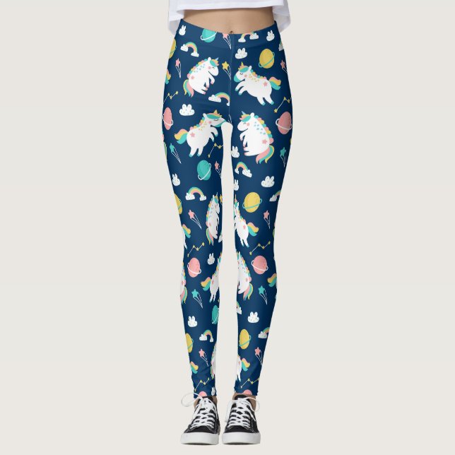 Space Unicorns Leggings (Front)