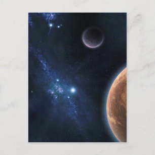 Space Universe Postcard