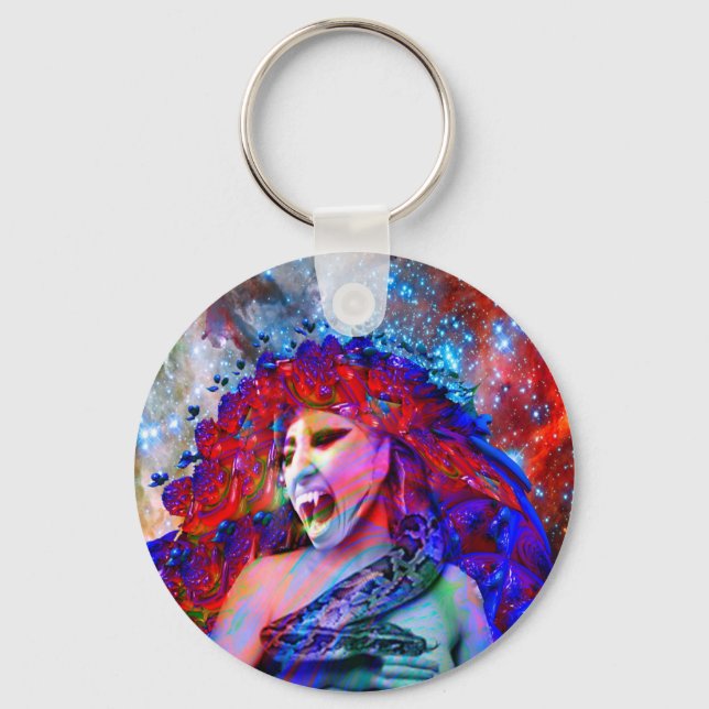 Space Vampire Key Ring (Front)