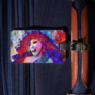 Space Vampire Luggage Tag