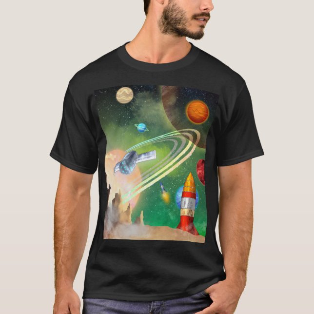 Space(version 3) T-Shirt (Front)