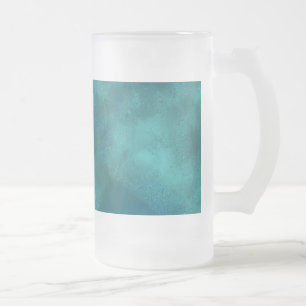 Space Views Frosted Glass Beer Mug