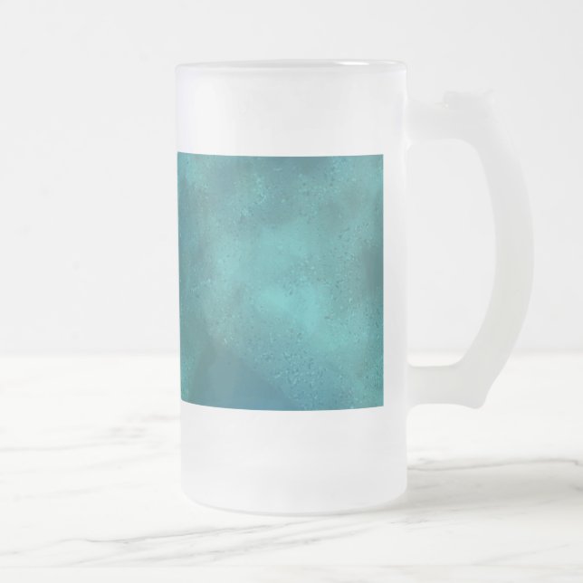 Space Views Frosted Glass Beer Mug (Right)