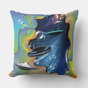Space visitors cushion