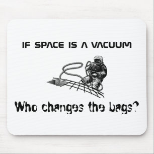 Space Walker Joke Mouse Pad