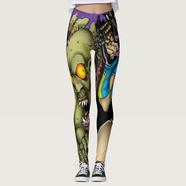 Space Warp Designer Leggings (Front)