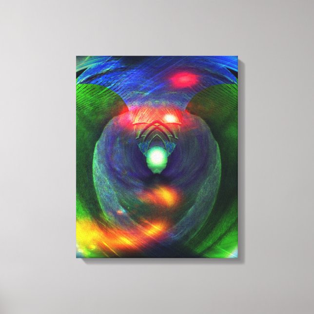 Space Wars / Bird Of Prey Wrapped Canvas (Front)