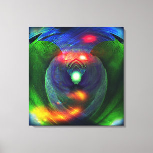 Space Wars / Bird Of Prey Wrapped Canvas