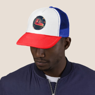 Space Watermelon Astronaut Trucker Hat