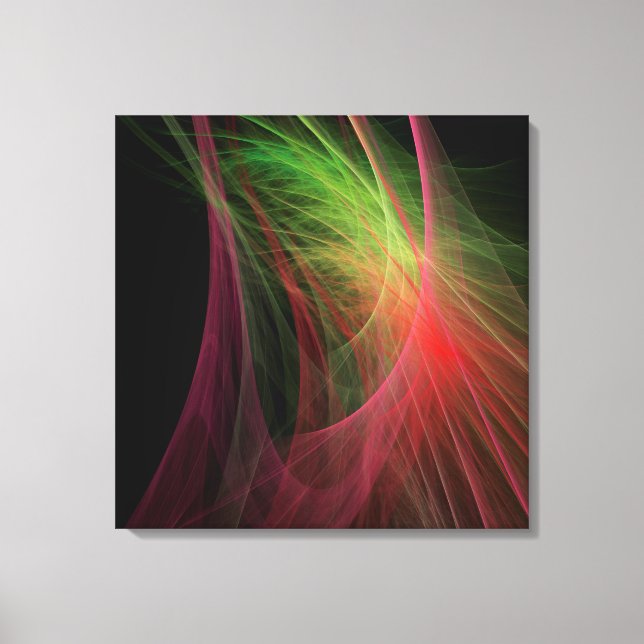 Space Wave Canvas Print (Front)
