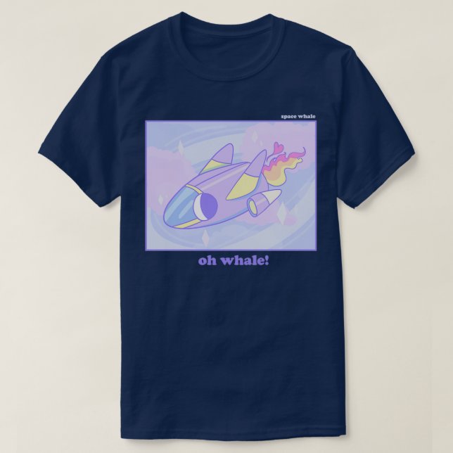 Space Whale 1 T-Shirt (Design Front)