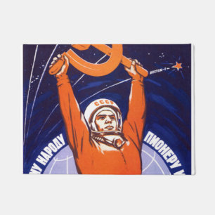 Space Will Be Ours. Long Live The Soviet People Th Doormat