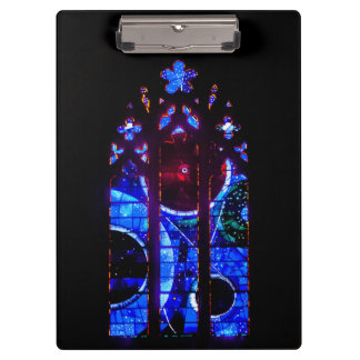 Space Window at Washington National Cathedral Clipboard