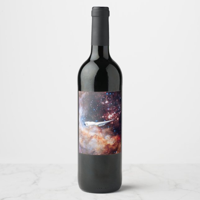 Space  wine label (Front)