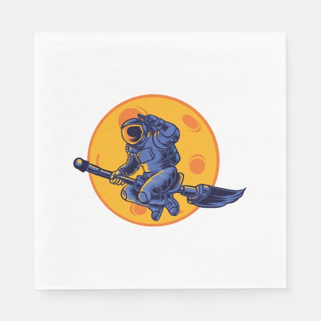 Space Witch Napkin (Front)