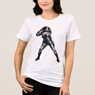 Space Woman Tri-Blend Shirt