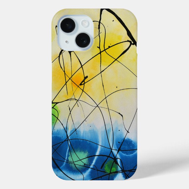 Space x Abstract Art Case-Mate iPhone Case (Back)