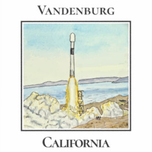 Space X Rocket Launch, Vandenburg, California