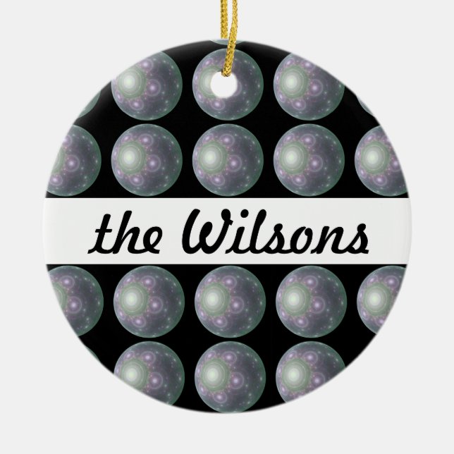 SpaceBalls Ceramic Tree Decoration (Front)