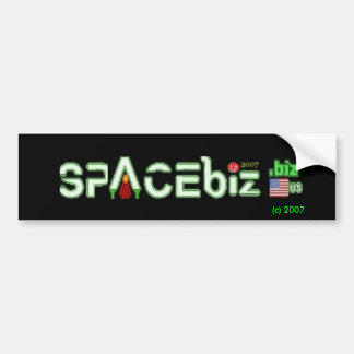 SPACEbiz.biz  Bumper Sticker