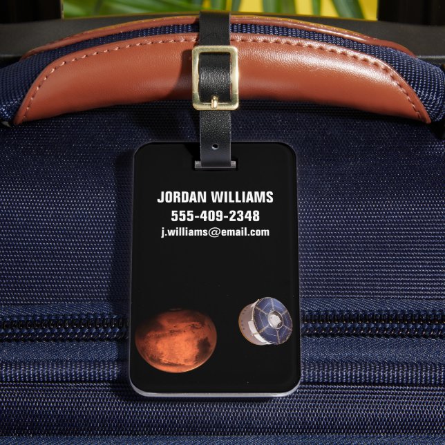 Spacecraft Carrying The Perseverance Rover Luggage Tag (Front Insitu 2)