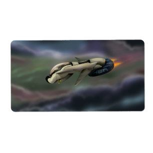 Spacecraft flying through a planet