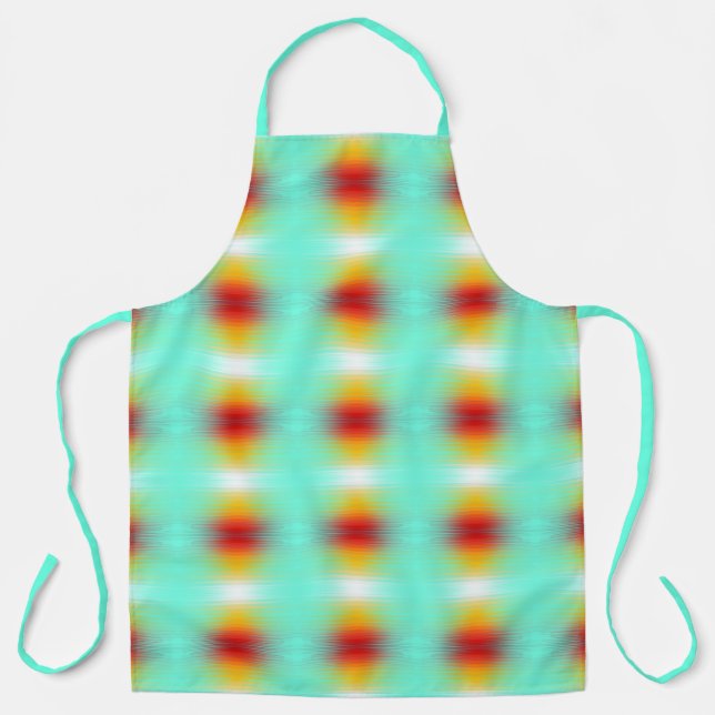 Spacecraft Reentry Plasma Field Colours Abstract  Apron (Front)