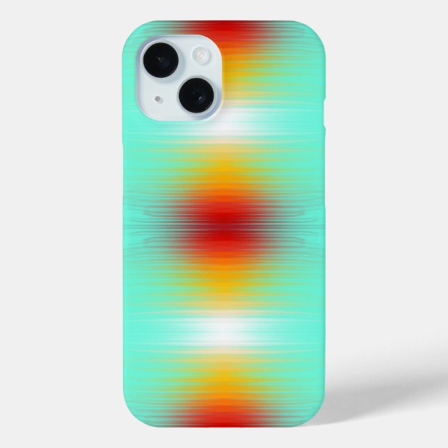 Spacecraft Reentry Plasma Field Colours Abstract  Case-Mate iPhone Case (Back)