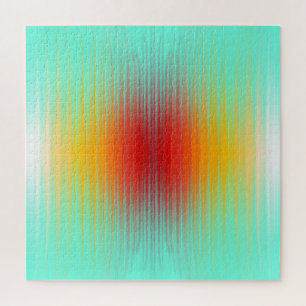 Spacecraft Reentry Plasma Field Colours Abstract Jigsaw Puzzle