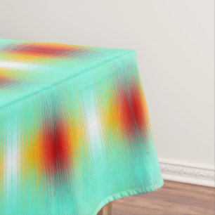 Spacecraft Reentry Plasma Field Colours Abstract Tablecloth