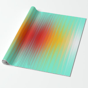 Spacecraft Reentry Plasma Field Colours Abstract  Wrapping Paper