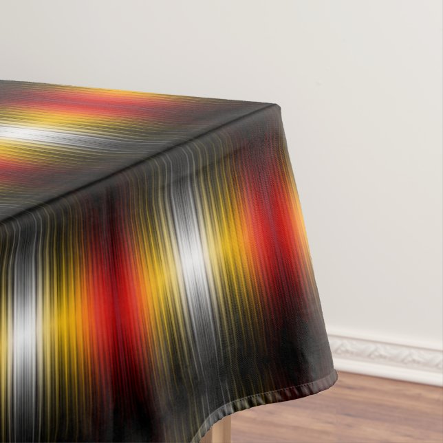 Spacecraft Reentry Plasma Field Colours Pattern Ar Tablecloth (In Situ)