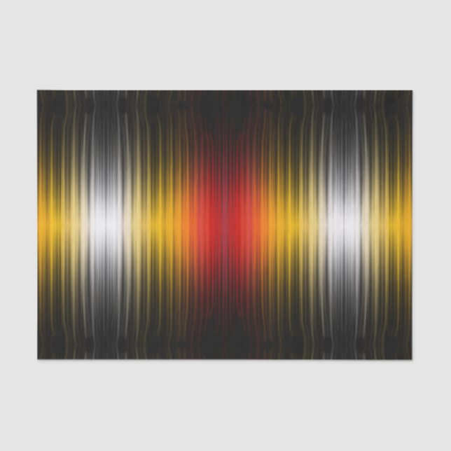 Spacecraft Reentry Plasma Field Colours Pattern Ar Tissue Paper (Front)