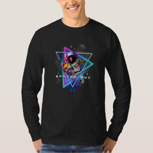 Spaced Out Astronaut Aesthetic Vaporwave Outer Spa T-Shirt