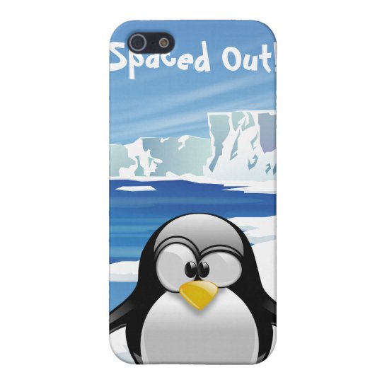 Spaced Out Penguin iPhone 5 Cases