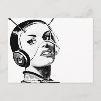 Spacegirl Postcard