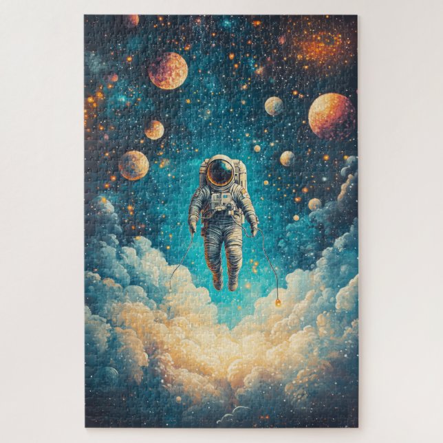 Spaceman Astronaut Jigsaw Puzzle (Vertical)